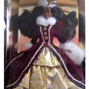 1996 (nrfb) holiday Barbie blonde hair Caucasian